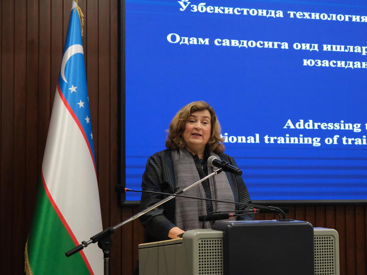 Uzbekistan further bolsters fight against human trafficking through OSCE official visit and training course