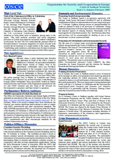 OSCE Centre in Tashkent Newsletter, January/February 2005