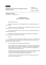 Permanent Council Decision No. 397